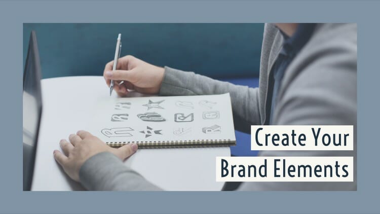 Create brand elements for your travel blog