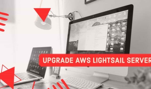 aws lightsail server upgrade or update