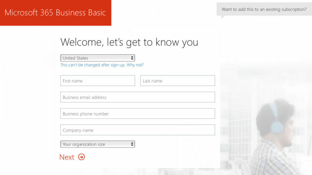 Microsoft 365 Business Basic Account Setup